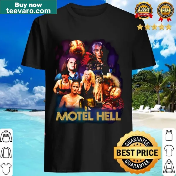 Pullover shirt inspired by the cult classic 'Motel Hell'