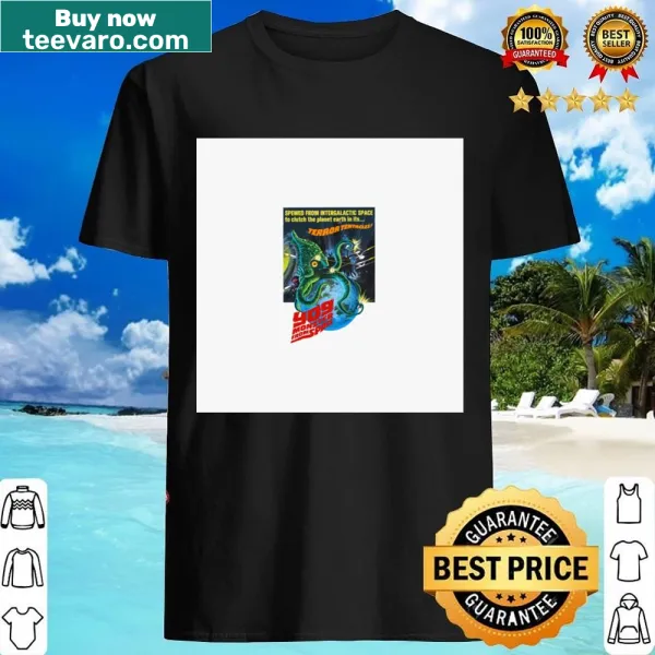 Illustrated shirt featuring the Yog Monster from Space