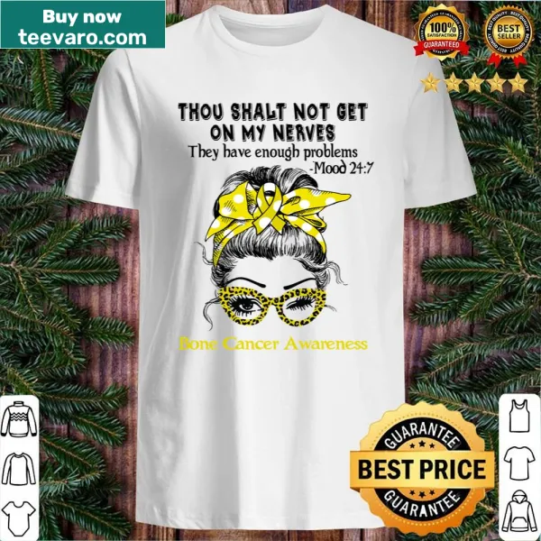 Humorous shirt for bone cancer awareness