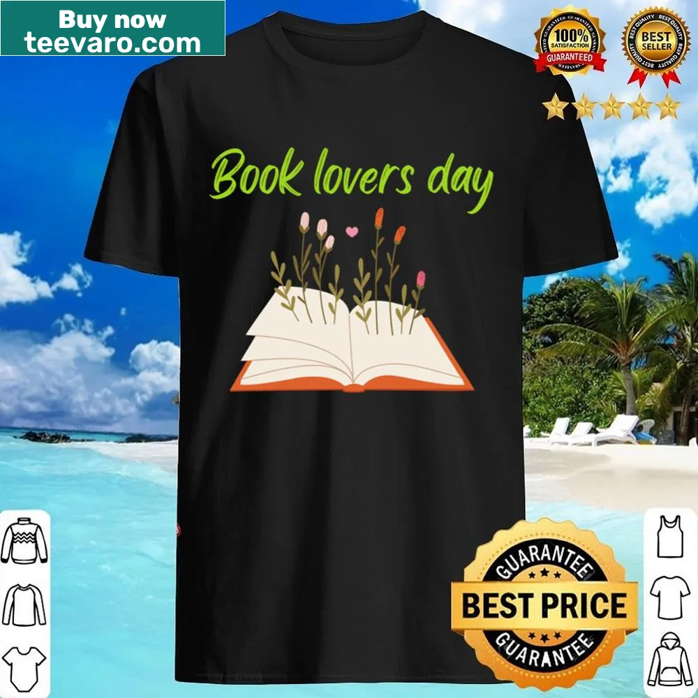Book Lovers Day t-shirt with a clever reading-themed phrase