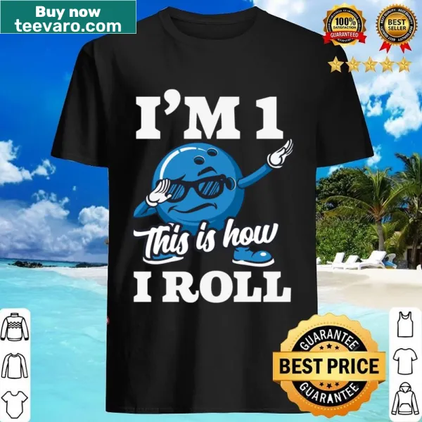 Funny bowling-themed shirt with playful typography