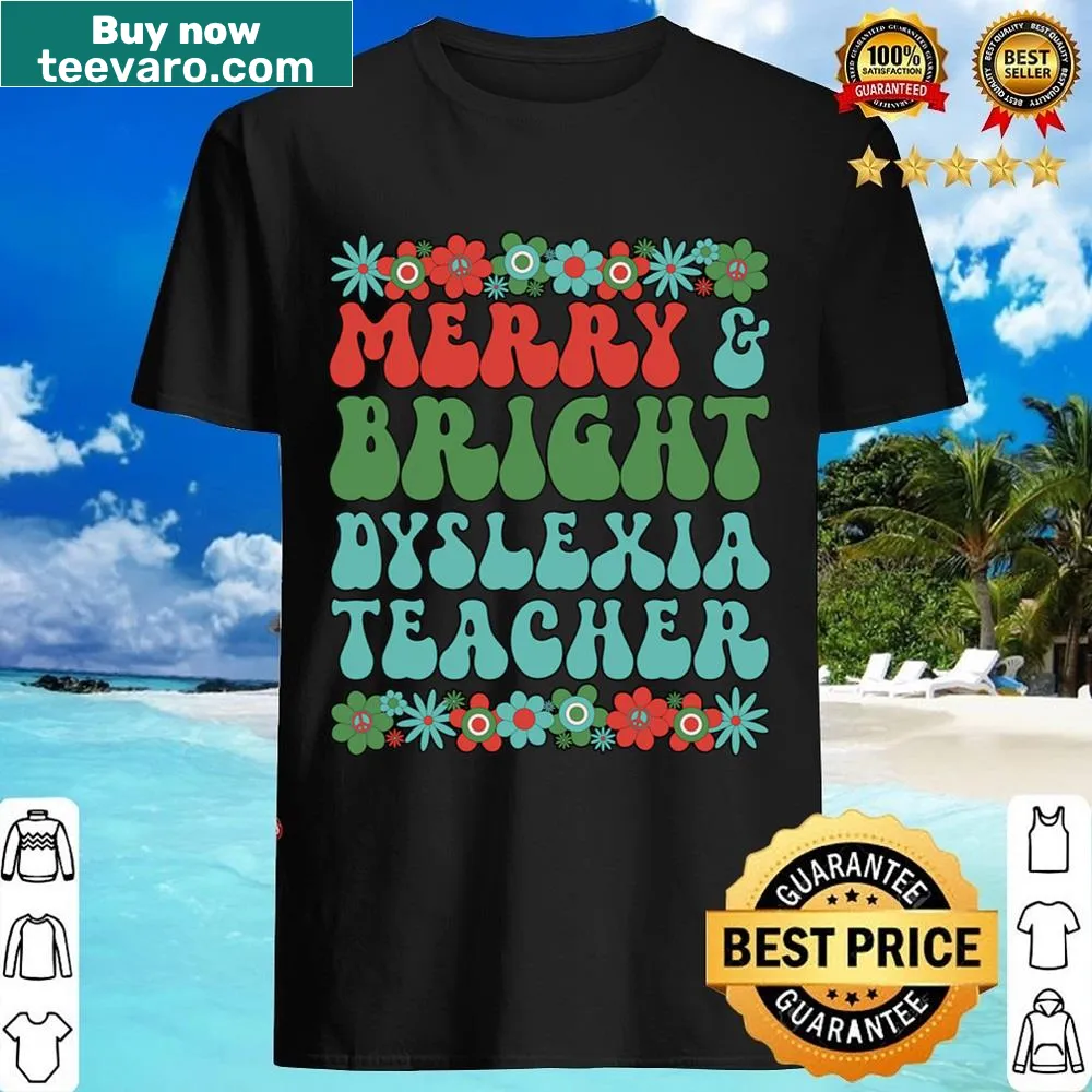 Heartwarming Christmas shirt for dyslexia teachers