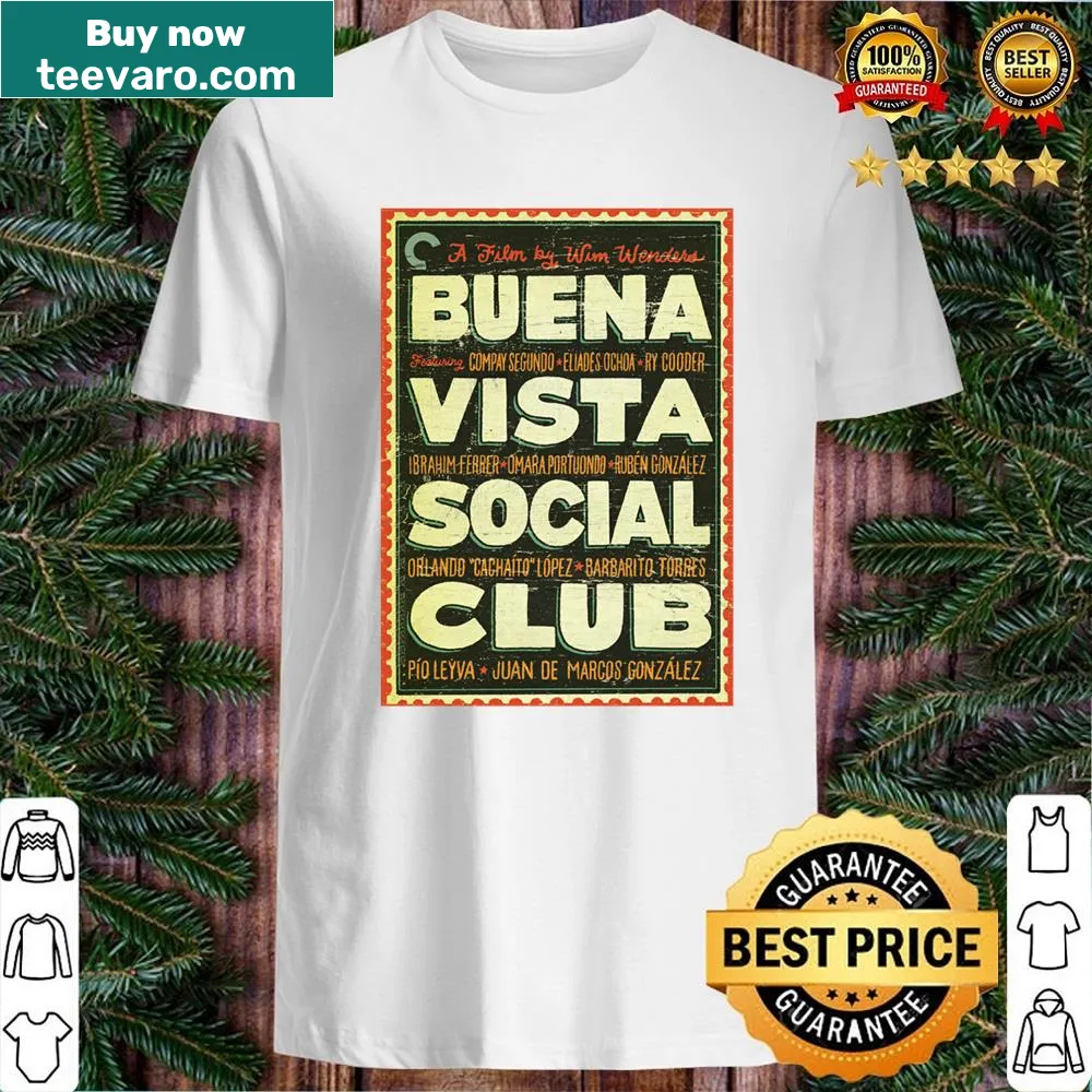 T-shirt with design honoring Buena Vista Social Club.