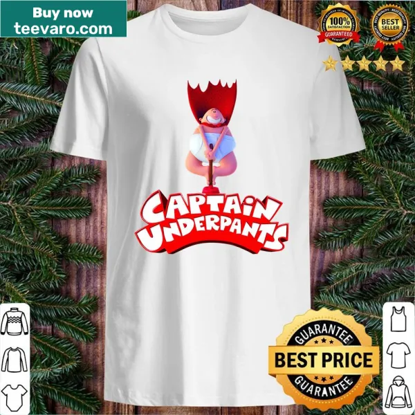 Captain Underpants merchandise shirt with playful illustration