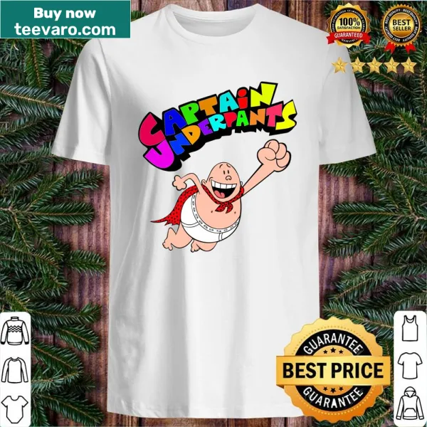 Premium shirt featuring a playful design of Captain Underpants