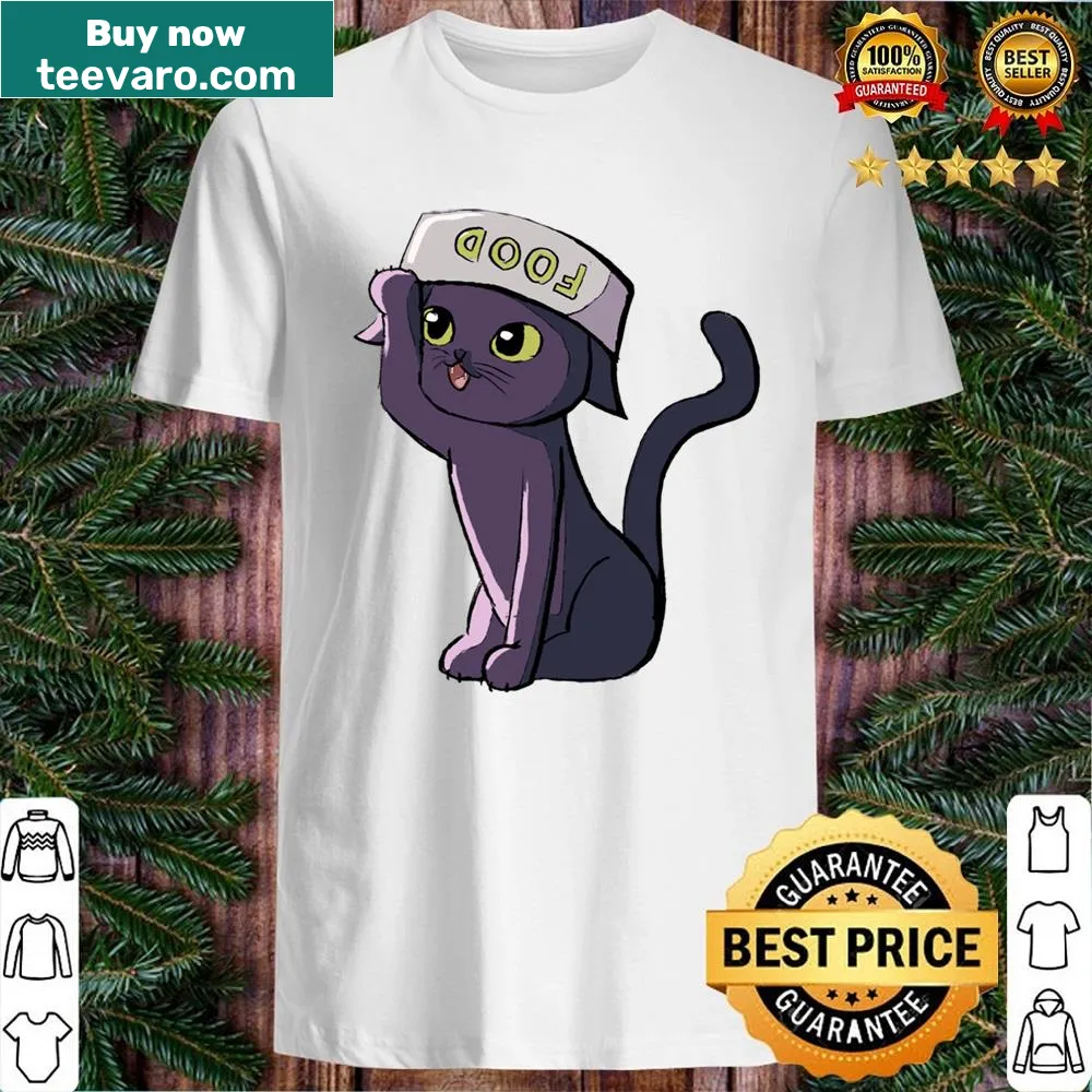 Fun typography shirt dedicated to cat food lovers