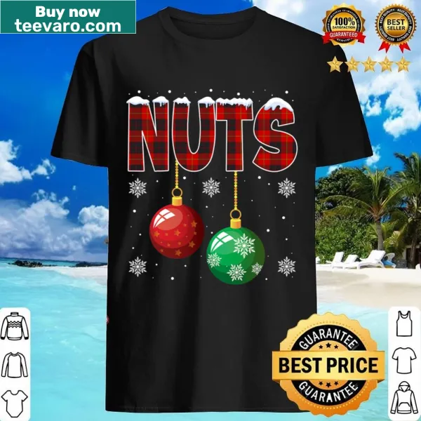 Cute chestnut graphic shirt for couples celebrating Christmas together