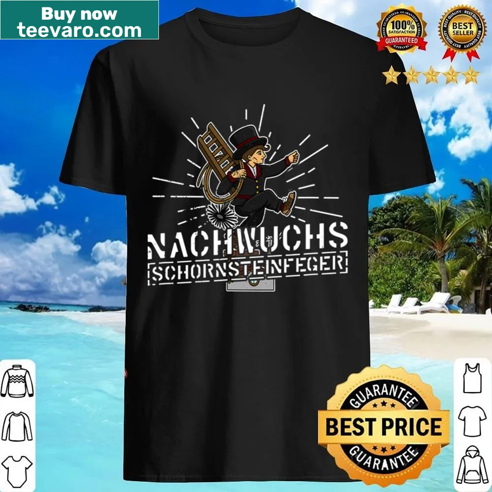 Badge-style shirt for chimney sweeps with emblem