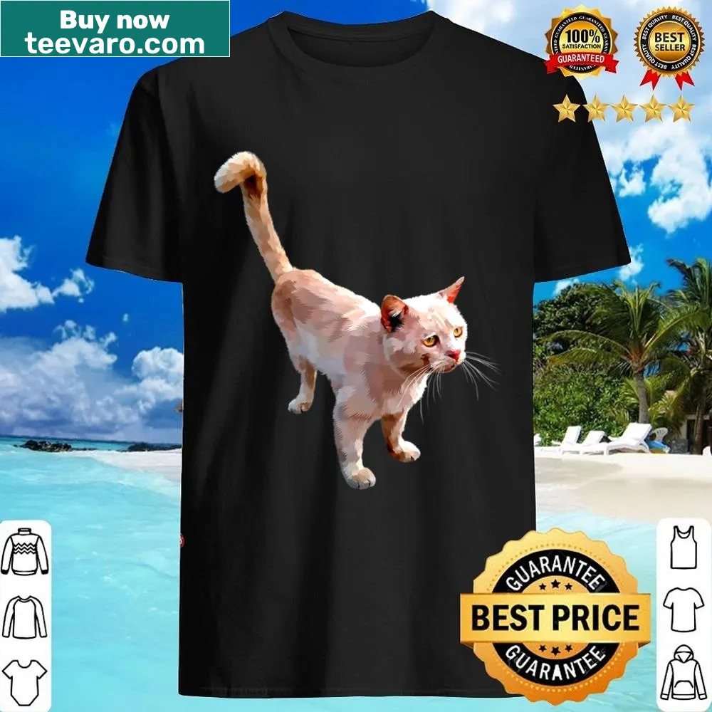 Cute cat graphic shirt with playful illustrations for cat lovers