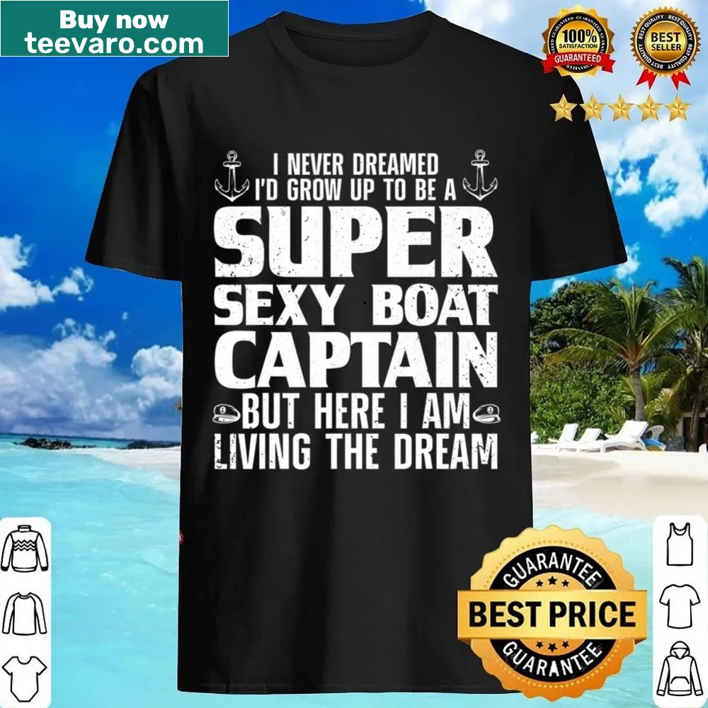 Boating shirt featuring nautical elements for boat captains