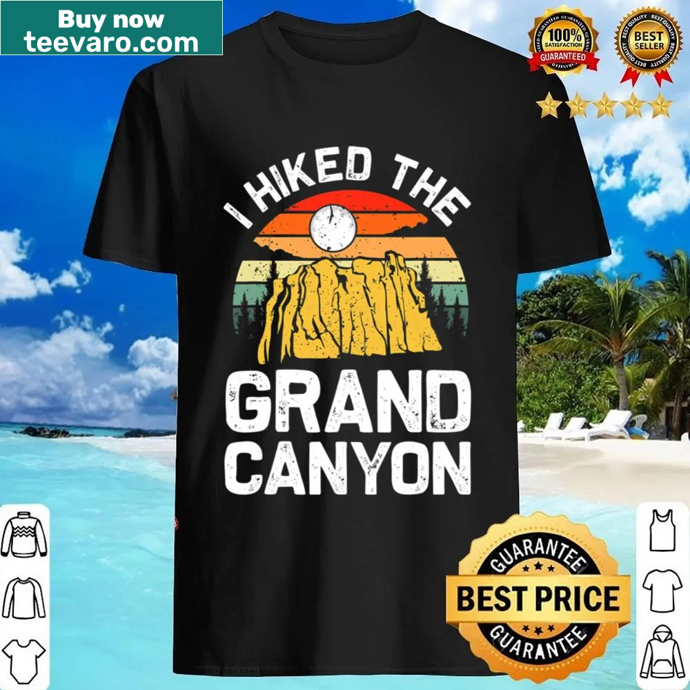 Illustration of the Grand Canyon on a hiking shirt