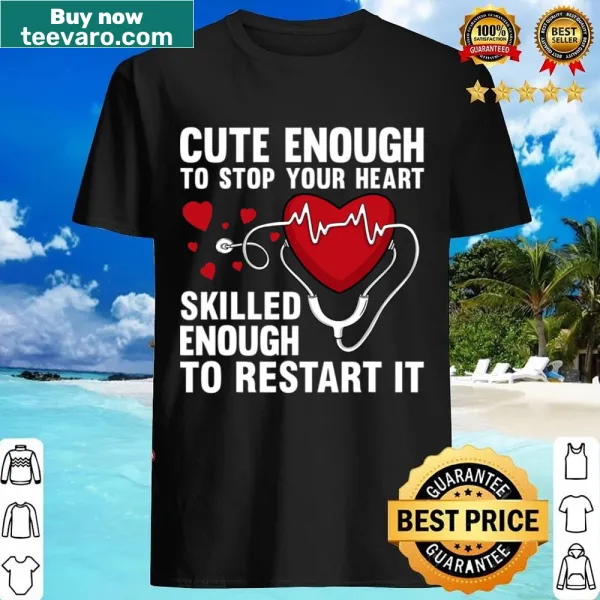 Nurse shirt featuring professional graphics for male nursing assistants
