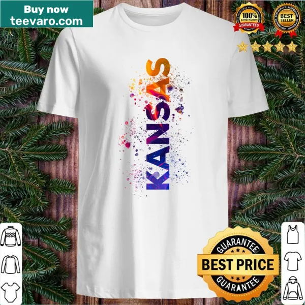 Abstract typography design inspired by Kansas