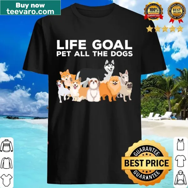 Charming dog illustration on a shirt for pet owners.