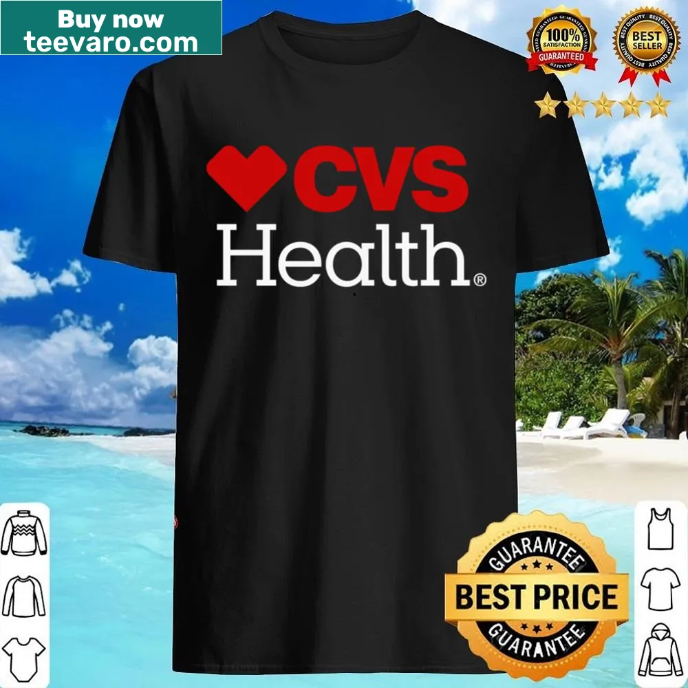 Shirt featuring CVS Health logo and typography