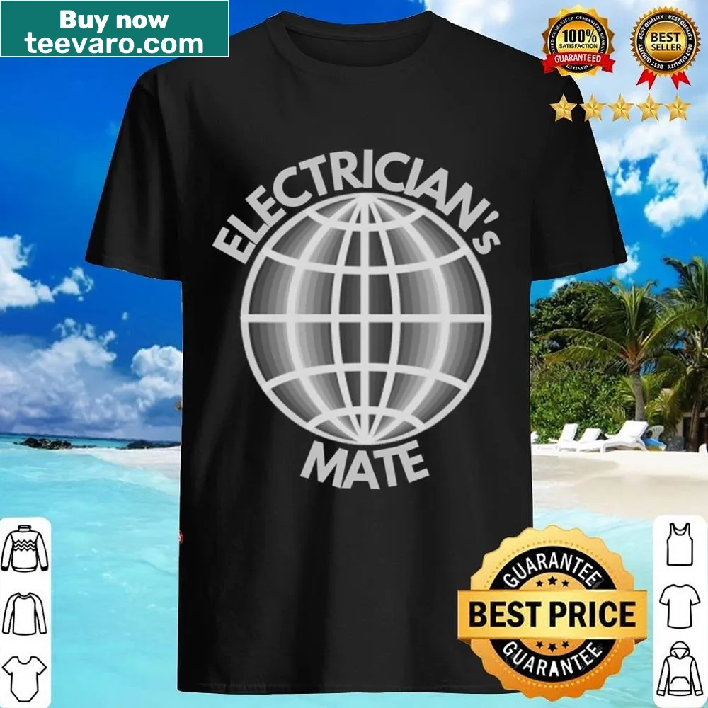 Shirt honoring electricians with bold typography