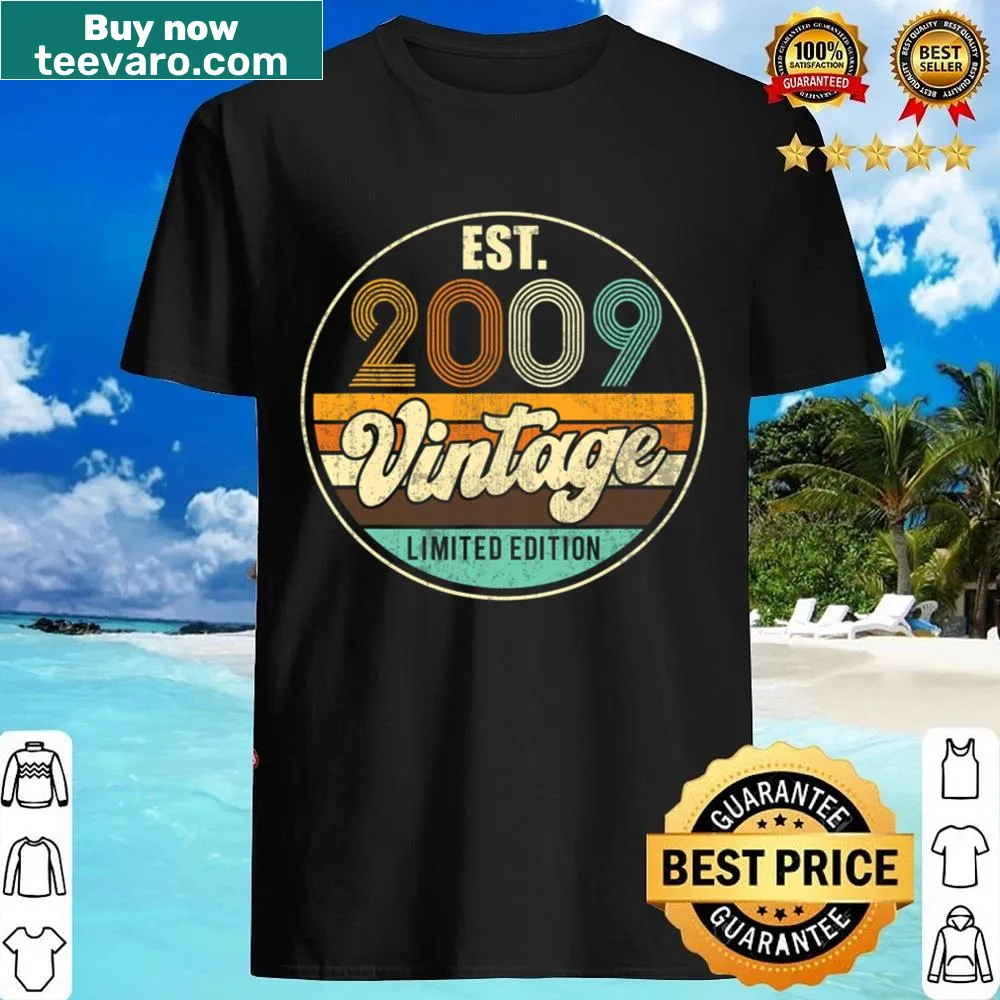 Vintage 2009 shirt for a 13-year-old's birthday