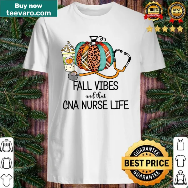 Funny shirt celebrating nursing life with fall vibes