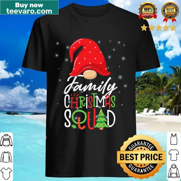 Funny Family Christmas Squad pajama shirt for holiday gatherings