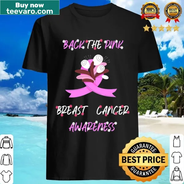 Bold typography shirt supporting breast cancer awareness