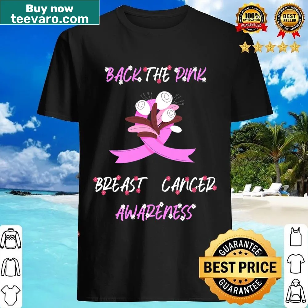 Bold typography shirt supporting breast cancer awareness