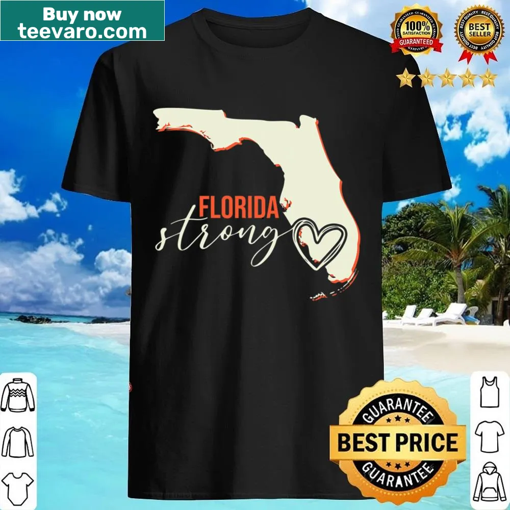 Florida Strong support shirt with heart graphic