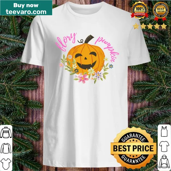Cute illustrated pumpkin shirt for autumn festivities.