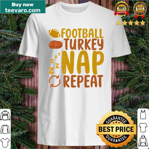 Funny Thanksgiving shirt with football and turkey design
