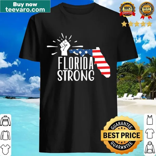 Fort Myers Florida Strong shirt with repeated 'Strong' slogan for sports fans