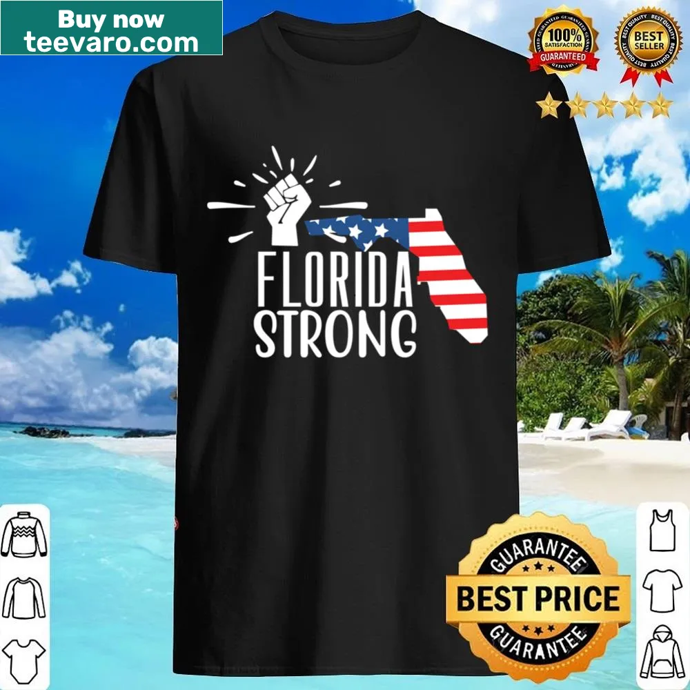 Fort Myers Florida Strong shirt with repeated 'Strong' slogan for sports fans