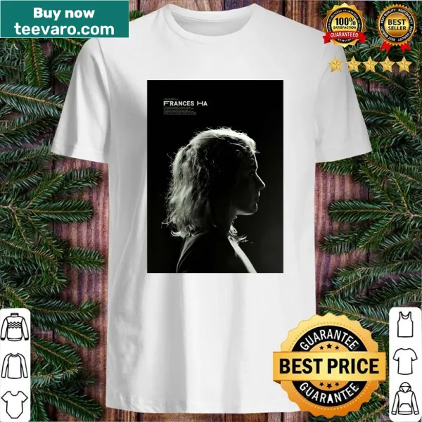 Frances Ha themed shirt with a minimalistic graphic design
