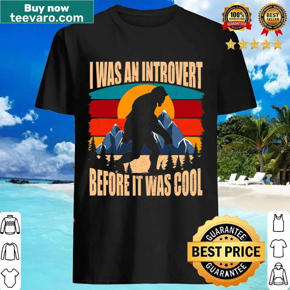 Vintage retro Sasquatch shirt with sunset and humorous text