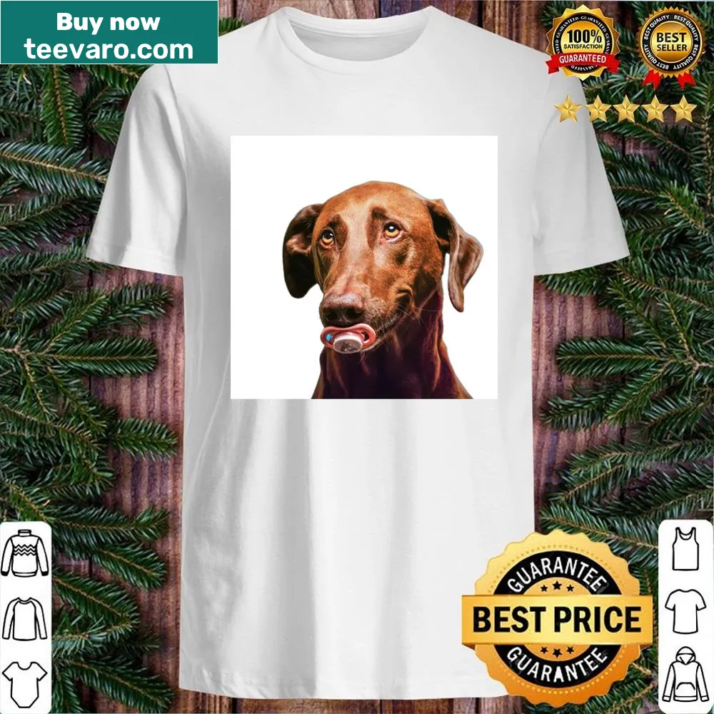 Illustrative Funny Dog t-shirt with humorous design