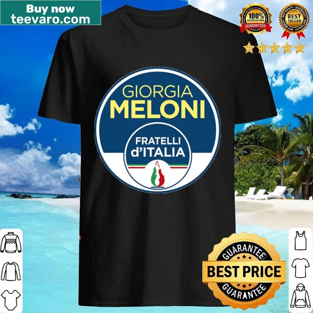 Fratelli D'Italia logo shirt showcasing Italian pride.