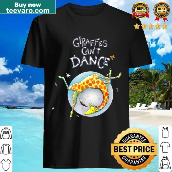 Illustration of a giraffe on a kids' costume shirt