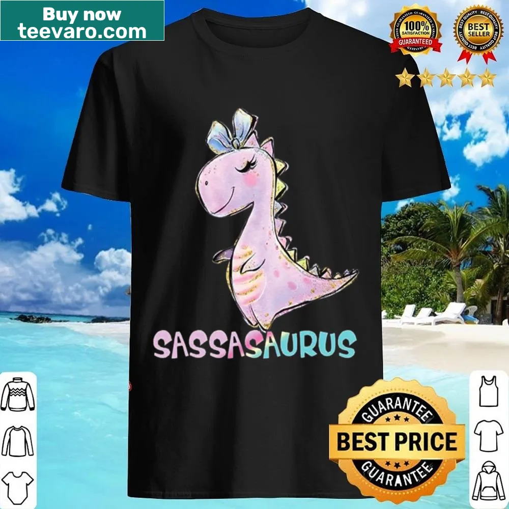 Fun Sassasaurus dinosaur shirt for kids