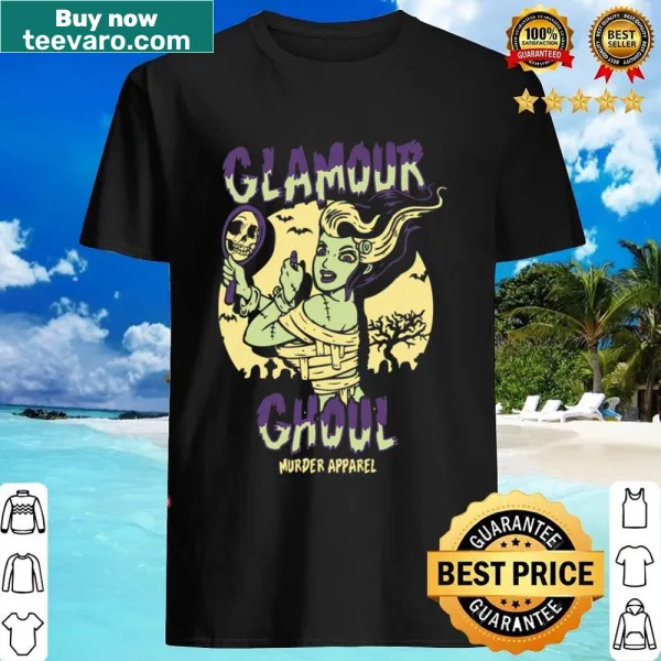Vintage Halloween shirt featuring a glamorous ghoul design