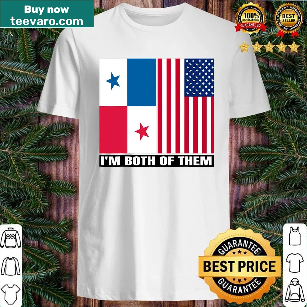 Illustration of Panama and USA flags representing heritage