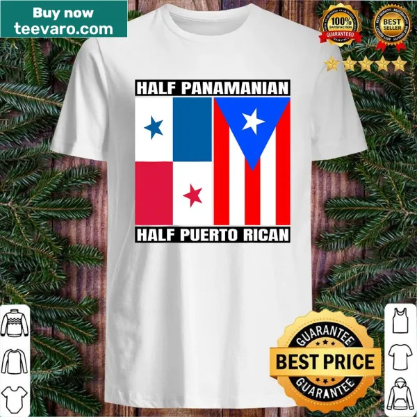 Heritage shirt featuring Panamanian and Puerto Rican designs