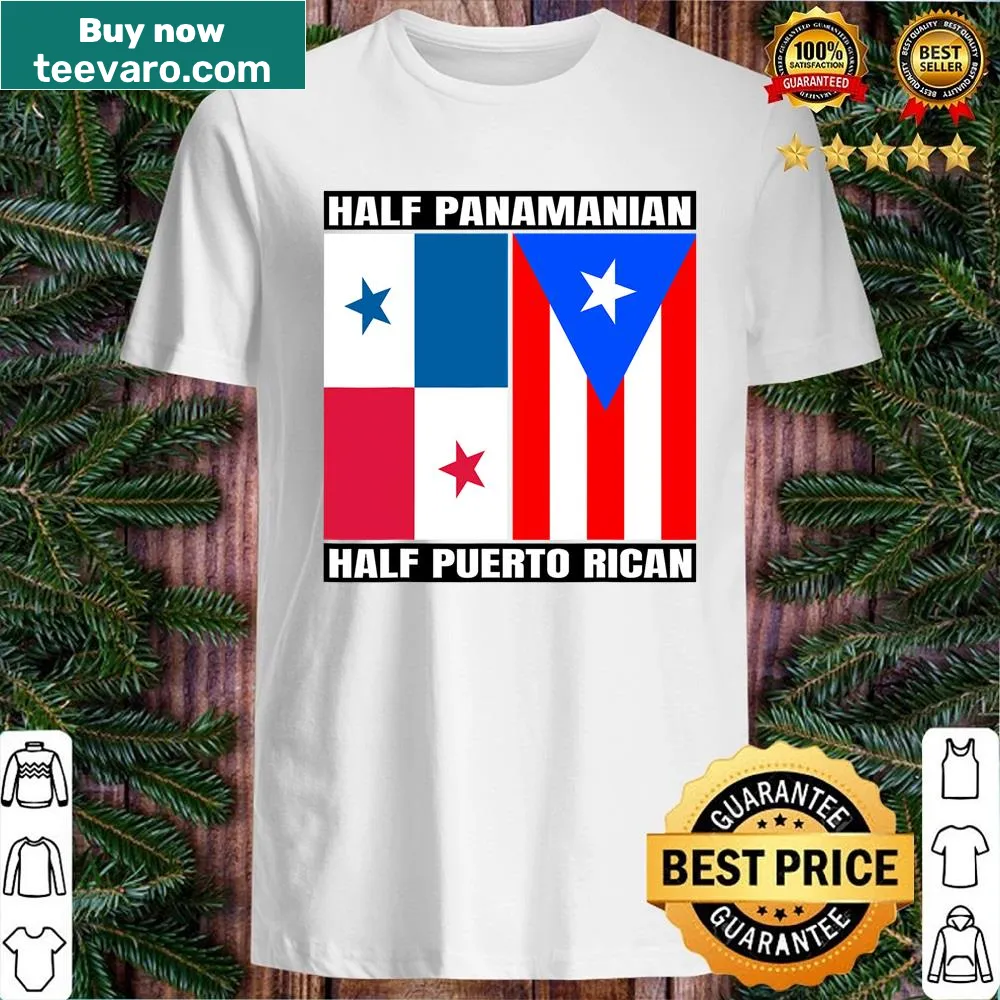 Heritage shirt featuring Panamanian and Puerto Rican designs