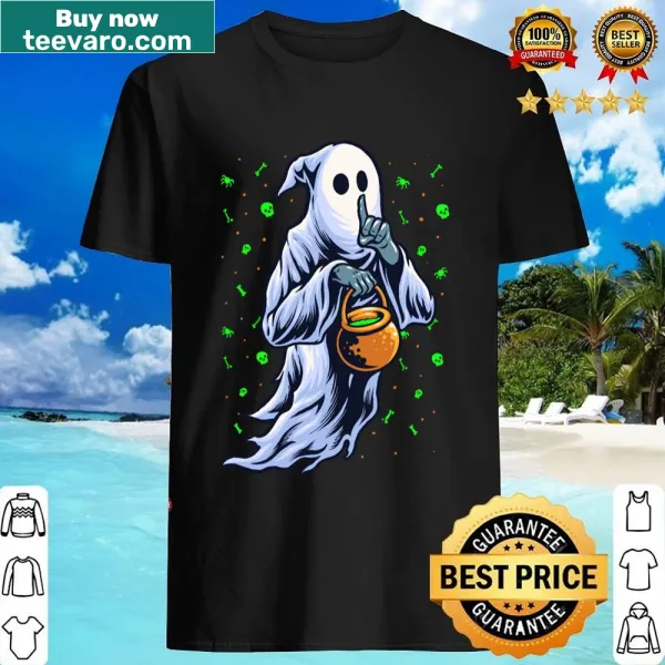 Cartoon ghost shirt for Halloween celebrations