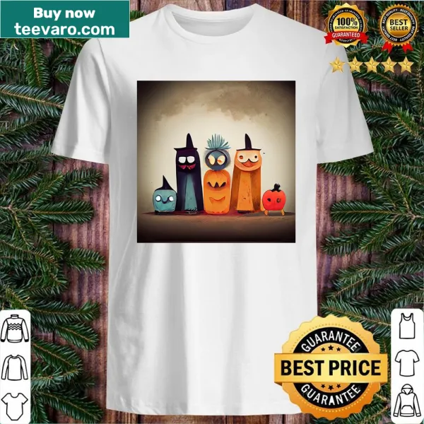 Charming Halloween-themed shirt designed for families