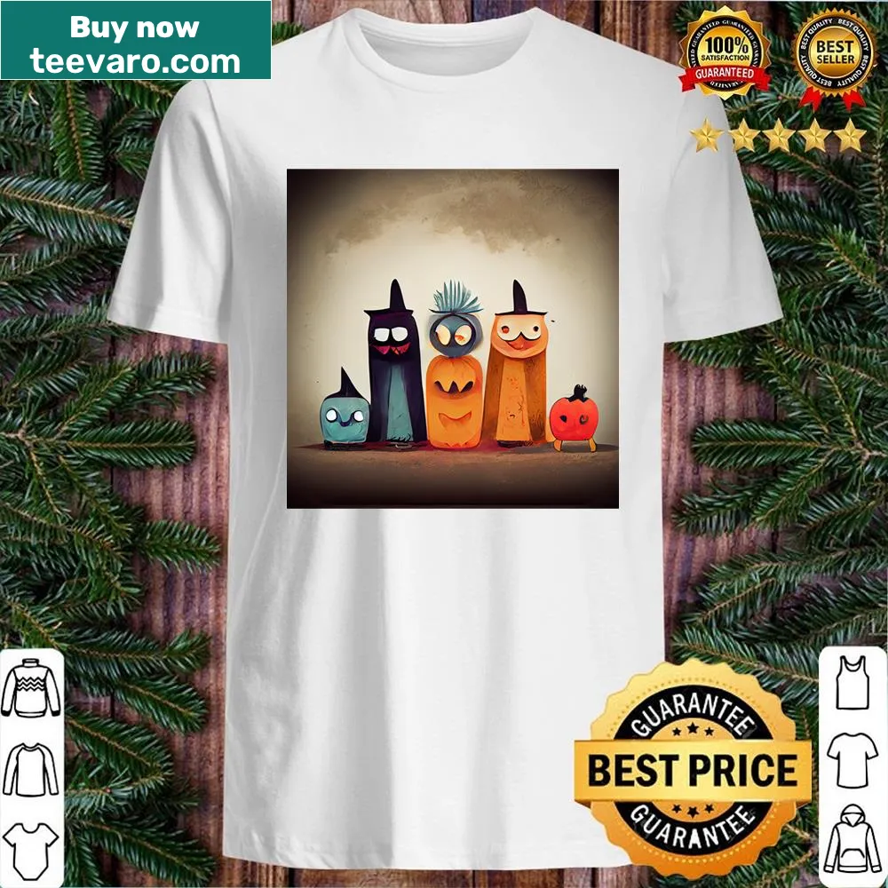 Charming Halloween-themed shirt designed for families