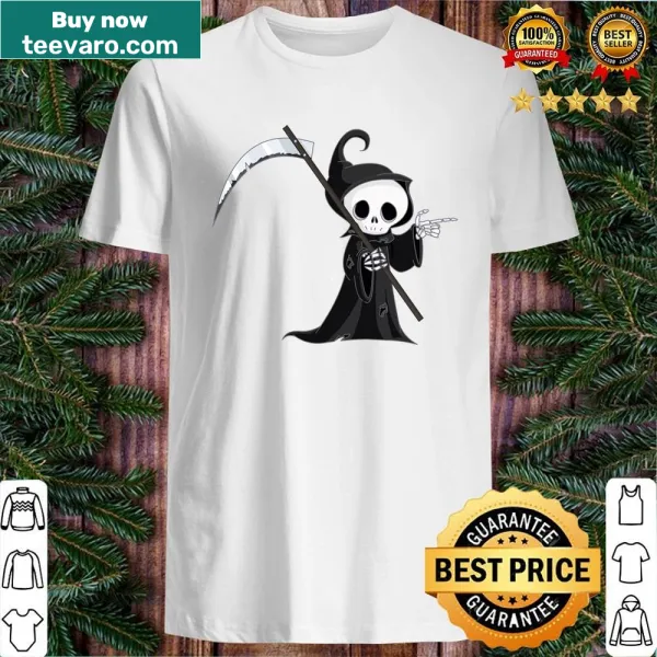 Playful Halloween-themed graphic shirt
