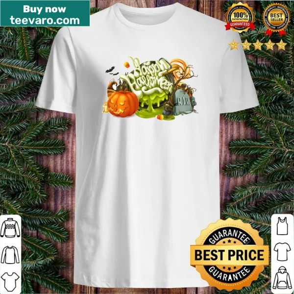 Fun Halloween shirt with cheerful festive elements