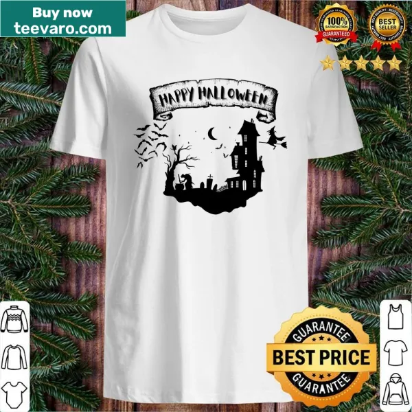 Happy Halloween graphic t-shirt for the festive season