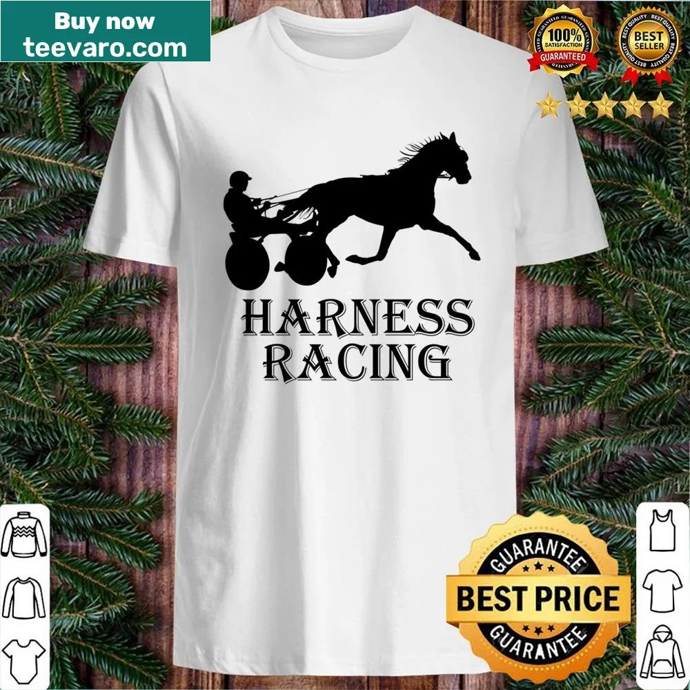 Harness racing shirt featuring a simple design