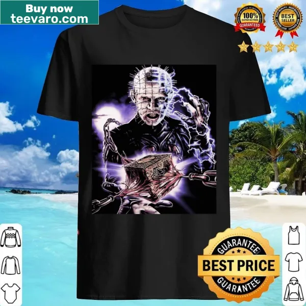 Hellraiser-inspired T-shirt featuring the iconic Pinhead character