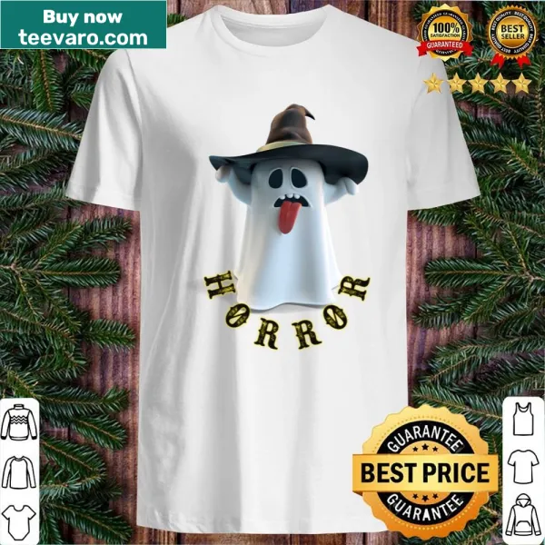 Horror-themed t-shirt with striking spooky graphic