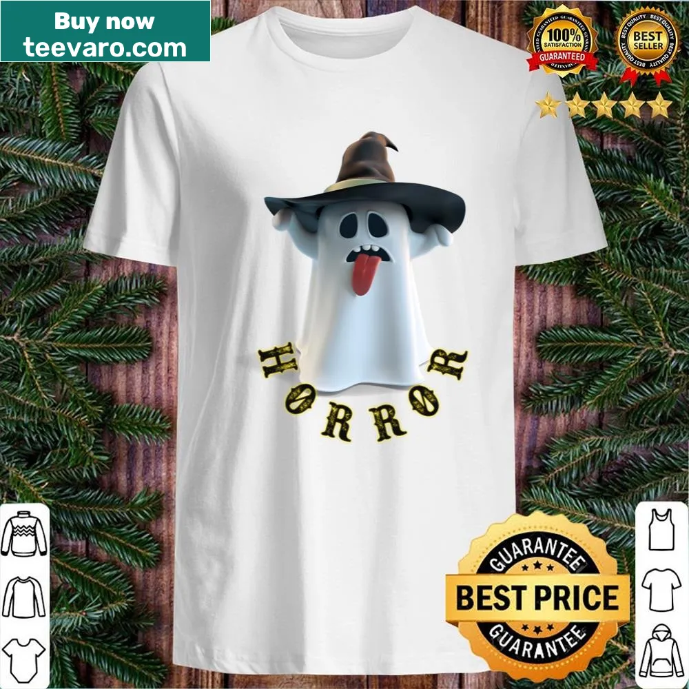 Horror-themed t-shirt with striking spooky graphic